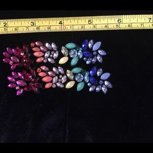 Colorful Crystal Earrings ✂️